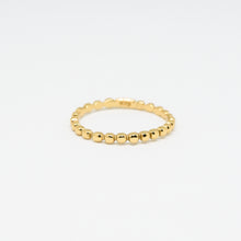 Load image into Gallery viewer, 14k Gold Vermeil Delicate Ball Ring