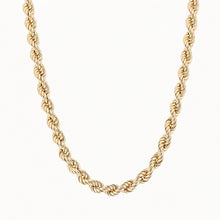 Load image into Gallery viewer, 18K Gold Vermeil Rope Chain Necklace | 5mm | 45 cm