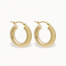 Load image into Gallery viewer, 18K Gold Vermeil Chunky Hoop Earrings