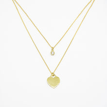 Load image into Gallery viewer, 18k Gold Vermeil Double Layered Necklace