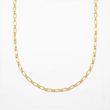 Load image into Gallery viewer, 18k Gold Vermeil Oval Link Chain Necklace