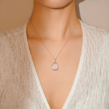 Load image into Gallery viewer, Agate Crystal Necklace | Rose Gold Vermeil on 925 Sterling Silver