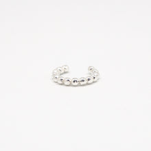 Load image into Gallery viewer, Silver Beaded Ear Cuff