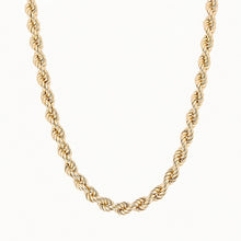 Load image into Gallery viewer, 18K Gold Vermeil Rope Chain Necklace | 5mm | 45 cm
