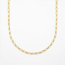 Load image into Gallery viewer, 18k Gold Vermeil Oval Link Chain Necklace
